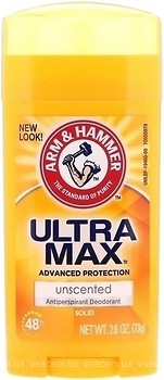 Фото Arm & Hammer UltraMax man Без запаху дезодорант-антиперспірант стік 73 г
