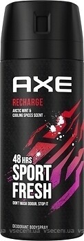 Фото AXE Recharge 48h Sport Fresh Арктична м'ята та спеції дезодорант-спрей 150 мл