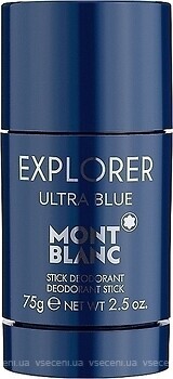 Фото Montblanc Explorer Ultra Blue парфюмированный дезодорант-стик 75 мл