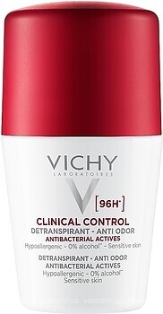 Фото Vichy Clinical Control Deperspirant 96h for woman антиперспірант-роликовий 50 мл