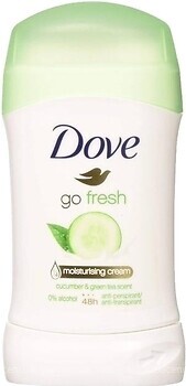 Фото Dove Go Fresh Cucumber & Green Tea антиперспірант-стік 40 мл