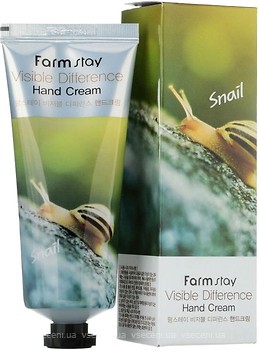 Фото FarmStay Visible Difference Hand Cream Snail крем для рук з муцином равлика 100 мл