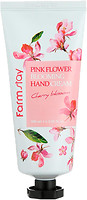 Фото FarmStay Pink Flower Blooming Hand Cream Cherry Blossom крем для рук с экстрактом цветов вишни 100 мл