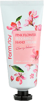 Фото FarmStay Pink Flower Blooming Hand Cream Cherry Blossom крем для рук з екстрактом квітів вишні 100 мл