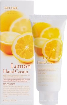 Фото 3W Clinic Moisturizing Lemon крем для рук з екстрактом лимона 100 мл