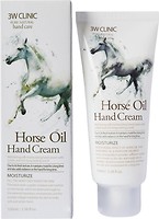 Фото 3W Clinic Moisturizing Horse Oil крем для рук з кінським жиром 100 мл