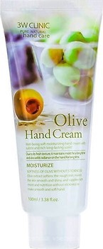 Фото 3W Clinic Moisturizing Olive крем для рук з оливою 100 мл