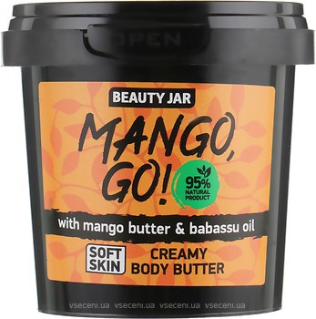 Фото Beauty Jar крем для тіла Mango, Go! Creamy Body Butter 135 г