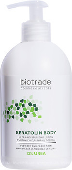 Фото Biotrade лосьйон для тіла з сечовиною 12% Keratolin Body 400 мл