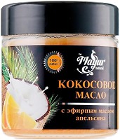 Фото Mayur натуральна олія кокосова з ефірним маслом апельсина Natural Coconut Oil 140 мл