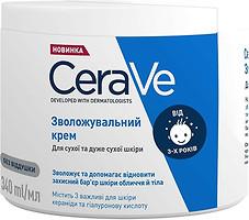 Фото CeraVe крем для обличчя і тіла для сухої і дуже сухої шкіри зволожуючий Face And Body Cream 340 мл