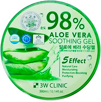 Фото 3W Clinic гель універсальний для обличчя і тіла з алое вера Gel Universal For Face And Body With Aloe Vera 98% 300 мл