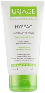 Фото Uriage очищающий крем для тела Hyseac Cleansing Body Cream 150 мл