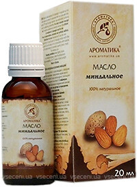Фото Ароматика олія рослинна мигдальна Vegetable Almond Oil 20 мл