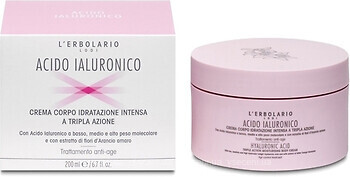 Фото L'Erbolario крем для тіла гіалуронова кислота Body Cream Hyaluronic Acid 200 мл