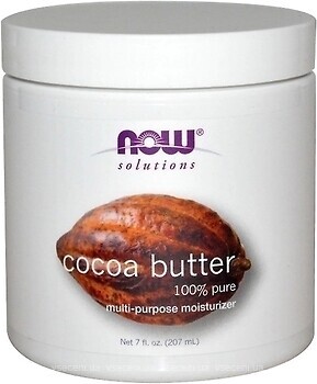 Фото Now Foods масло какао Cocoa Butter 207 мл