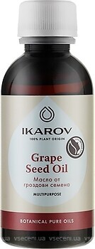 Фото Ikarov органічна виноградна олія Grape Seed Organic Oil 100 мл