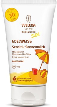 Фото Weleda сонцезахисне молочко Edelweiss SPF 30 150 мл