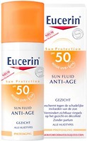 Фото Eucerin солнцезащитный флюид Sun Fluid Anti-Age SPF 50 антивозрастной 50 мл
