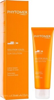 Фото Phytomer сонцезахисний і зміцнюючий крем для обличчя і тіла Sunscreen Face and Body Cream SPF 30 125 мл