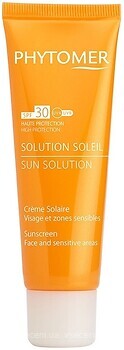 Фото Phytomer сонцезахисний крем для обличчя і чутливих зон Protective Sun Cream Sunscreen SPF 30 50 мл