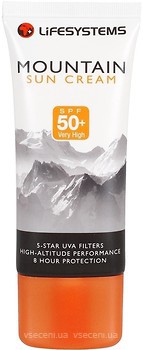 Фото LifeSystems сонцезахисний крем Mountain SUN SPF 50+ 50 мл