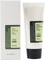 Фото COSRX солнцезащитный крем для лица Aloe Soothing Sun Cream SPF 50+ PA+++ с алоэ 50 мл