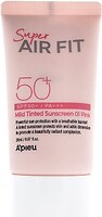 Фото A'pieu сонцезахисний крем для обличчя Super Air Fit Mild Tinted Sunscreen 01 Pink SPF 50+/PA+++ 50 мл