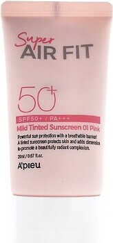 Фото A'pieu солнцезащитный крем для лица Super Air Fit Mild Tinted Sunscreen 01 Pink SPF 50+/PA+++ 50 мл