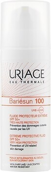 Фото Uriage сонцезахисний крем Bariesun 100 Extreme Protective Fluid SPF 50+ 50 мл