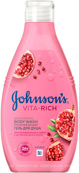Фото Johnson's Body Care Vita-Rich гель для душу з екстрактом квітки граната 250 мл