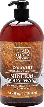 Фото Dead Sea Collection гель для душу з мінералами Мертвого моря і маслом кокоса 1 л