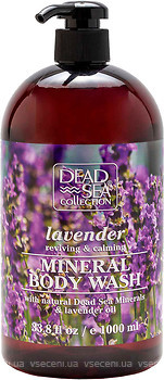 Фото Dead Sea Collection гель для душу з мінералами Мертвого моря і маслом лаванди 1 л