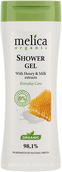 Фото Melica Organic Shower Gel гель для душу з екстрактом молока і меду 250 мл