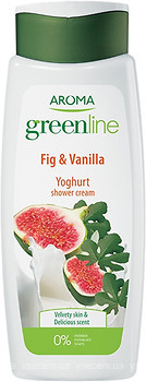 Фото Aroma Gleenline Shower Cream Fig Vanilla Yoghurt крем-гель для душа Инжир, ваниль и йогурт 400 мл