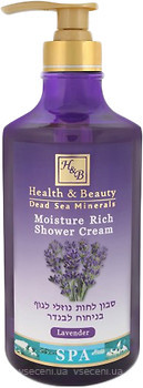 Фото Health & Beauty Moisture Rich Shower Cream зволожуючий крем-гель для душу Лаванда 780 мл