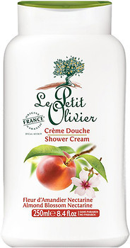 Фото Le Petit Olivier екстра ніжний крем для душу Мигдальний кольоровий нектарин Extra Gentle Almond Blossom Nectarine 250 мл