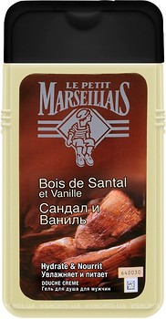 Фото Le Petit Marseillais Bois de Sandal et Vanille гель для душу Сандал і ваніль 250 мл