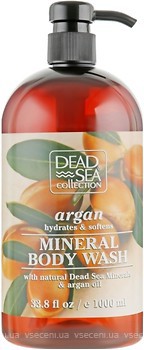 Фото Dead Sea Collection гель для душа с минералами Мертвого моря и аргановым маслом 1 л