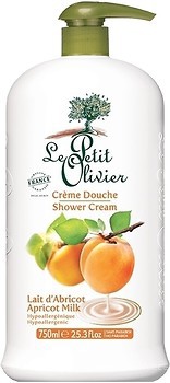 Фото Le Petit Olivier крем для душа Абрикосовое Молоко Apricot Milk Shower Cream 750 мл