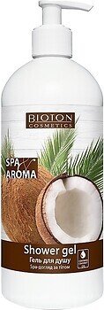 Фото Bioton Cosmetics гель для душу з кокосовим маслом Spa & Aroma Shower Gel 750 мл