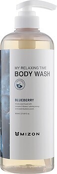 Фото Mizon гель для душу Чорниця My Relaxing Time Body Wash Blueberry 800 мл