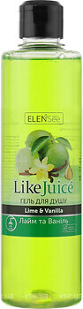 Фото Elenseeгель для душу лайм та ваніль Like Juice Lime & Vanilla 390 мл