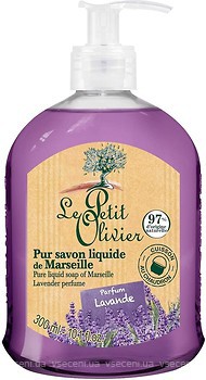 Фото Le Petit Olivier Vegetal Oils Soap Liquid Lavander рідке мило Лаванда 300 мл