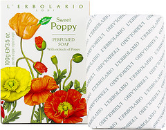 Фото L''Erbolario Papavero Soave Soap мыло душистое Сладкий мак 100 г