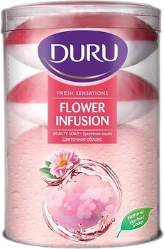 Фото Duru туалетное мыло Fresh Sensations Цветочное облако 4x 110 г
