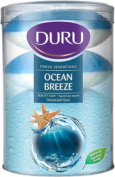 Фото Duru туалетне мило Fresh Sensations Океанський бриз 4x 100 г