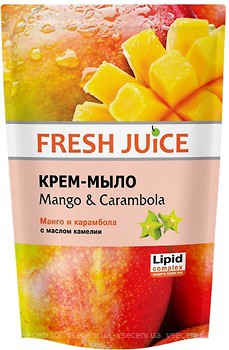 Фото Fresh Juice жидкое крем-мыло Mango & Carambola д/п 460 мл