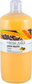 Фото Fresh Juice жидкое крем-мыло Papaya запаска 1 л