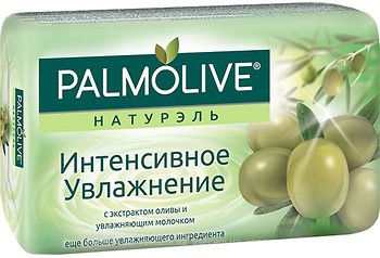 Фото Palmolive туалетное мыло Натурэль Интенсивное увлажнение Экстракт оливы и увлажняющего молочка 150 г